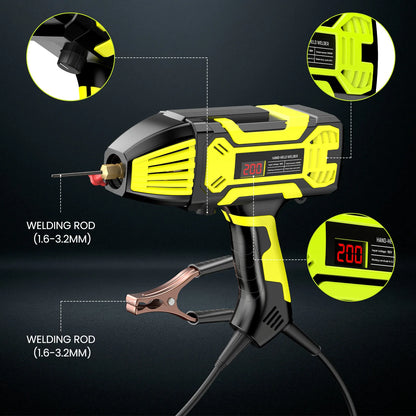 20-AMPS - 200-AMPS - HANDHELD PORTABLE IGBT INVERTER ARC WELDING MACHINE