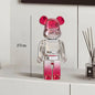 27cm - PAINTED GRAFFITI BEAR RESIN DESKTOP STATUE/ORNAMENTS