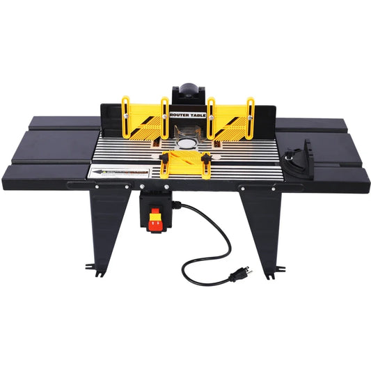 BLACK, ELECTRIC ROUTER BENCHTOP ROUTER TABLE