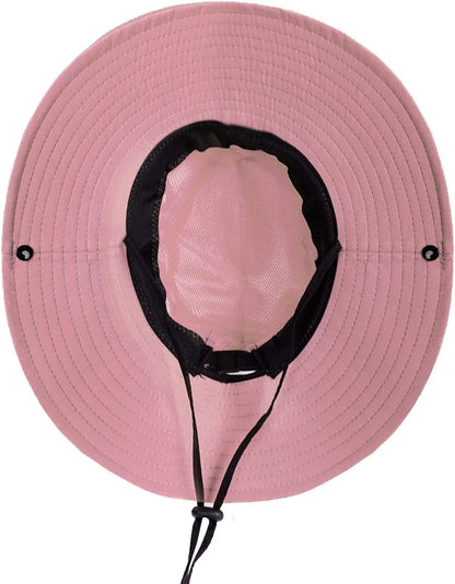 UV PROTECTION PONYTAIL SUN BUCKET HAT