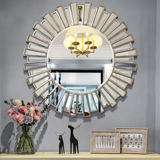 IRREGULAR AESTHETIC DECORATIVE VINTAGE BATH HANGING MIRRORS