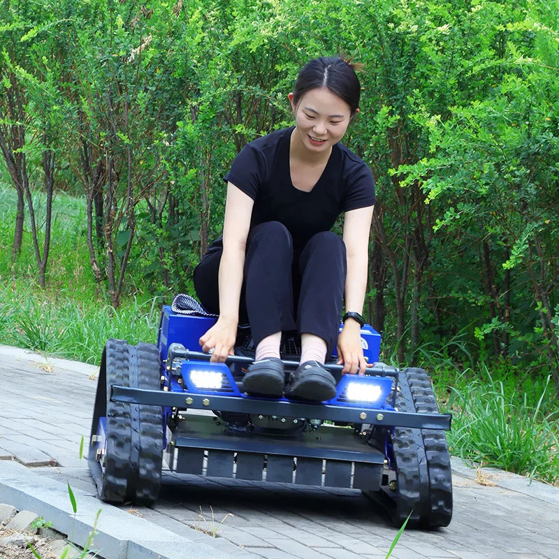 CUSTOMIZED TRACKED ALL-TERRAIN GRASS LAWN MOWER