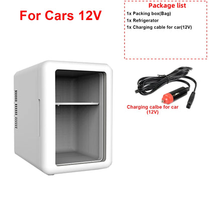 4-liter- Portable Mini Car Refrigerator Freezer Car & Home