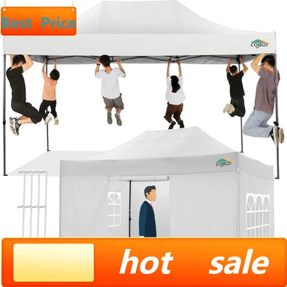 10-Foot by 15-Foot - Waterproof Heavy-Duty Outdoor Party Tent W/Sidewalls