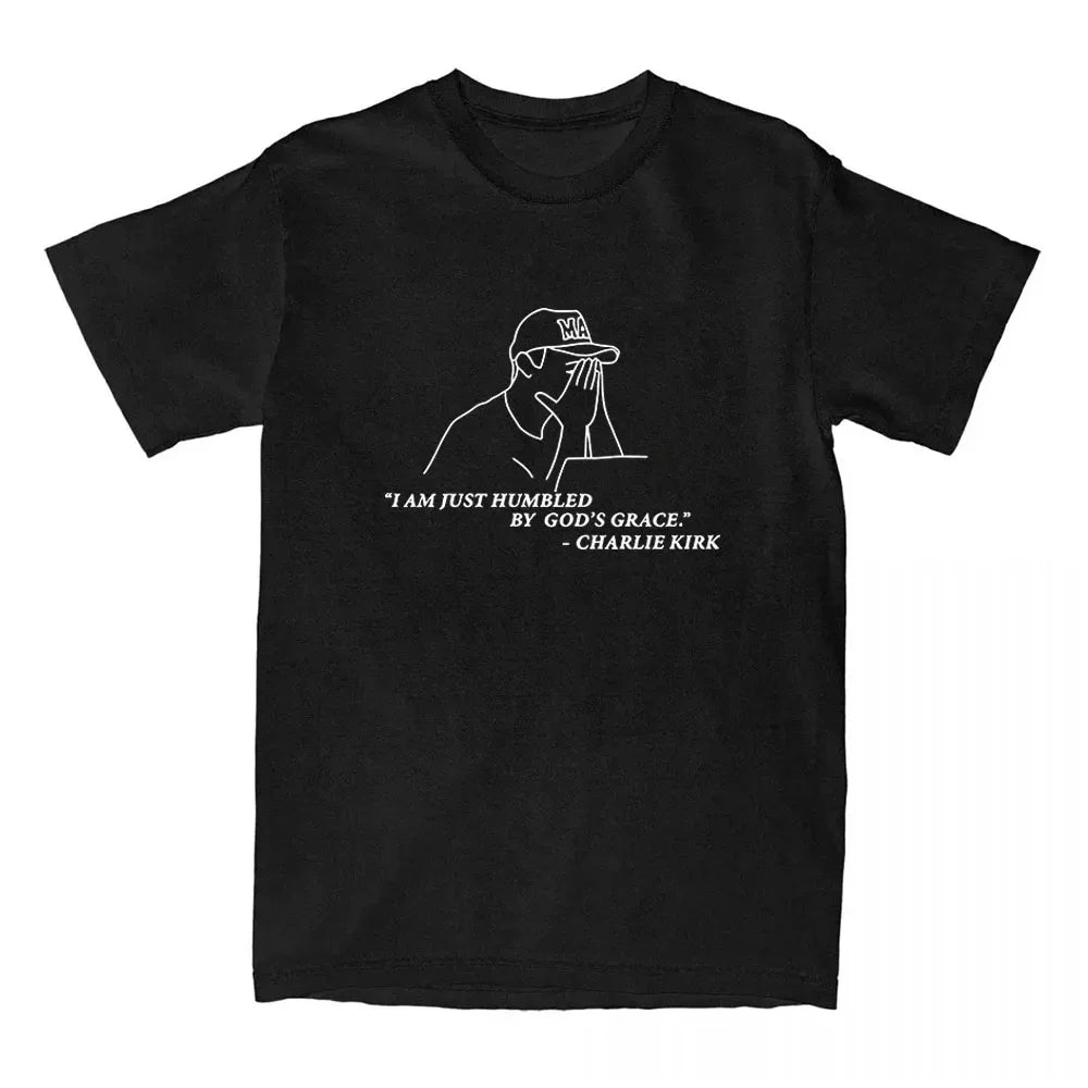 CHARLIE KIRK GOD'S GRACE UNISEX T-SHIRT