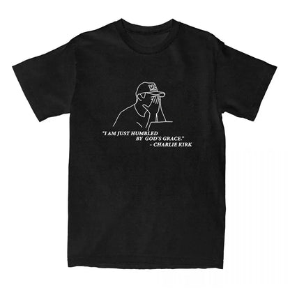 CHARLIE KIRK GOD'S GRACE UNISEX T-SHIRT