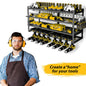 4-LAYER - HEAVY DUTY WALL MOUNTED POWER TOOL ORGANIZER