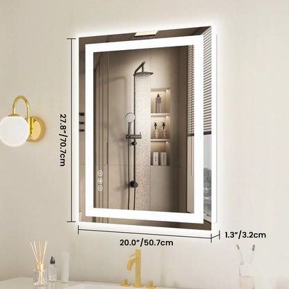 36in x  24in - LED FRONT & BACK LIT BATHROOM VANITY MIRROR