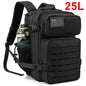 25L - TACTICAL OUTDOOR HIKING BACKPACK W/DUAL BOTTLE HOLDER
