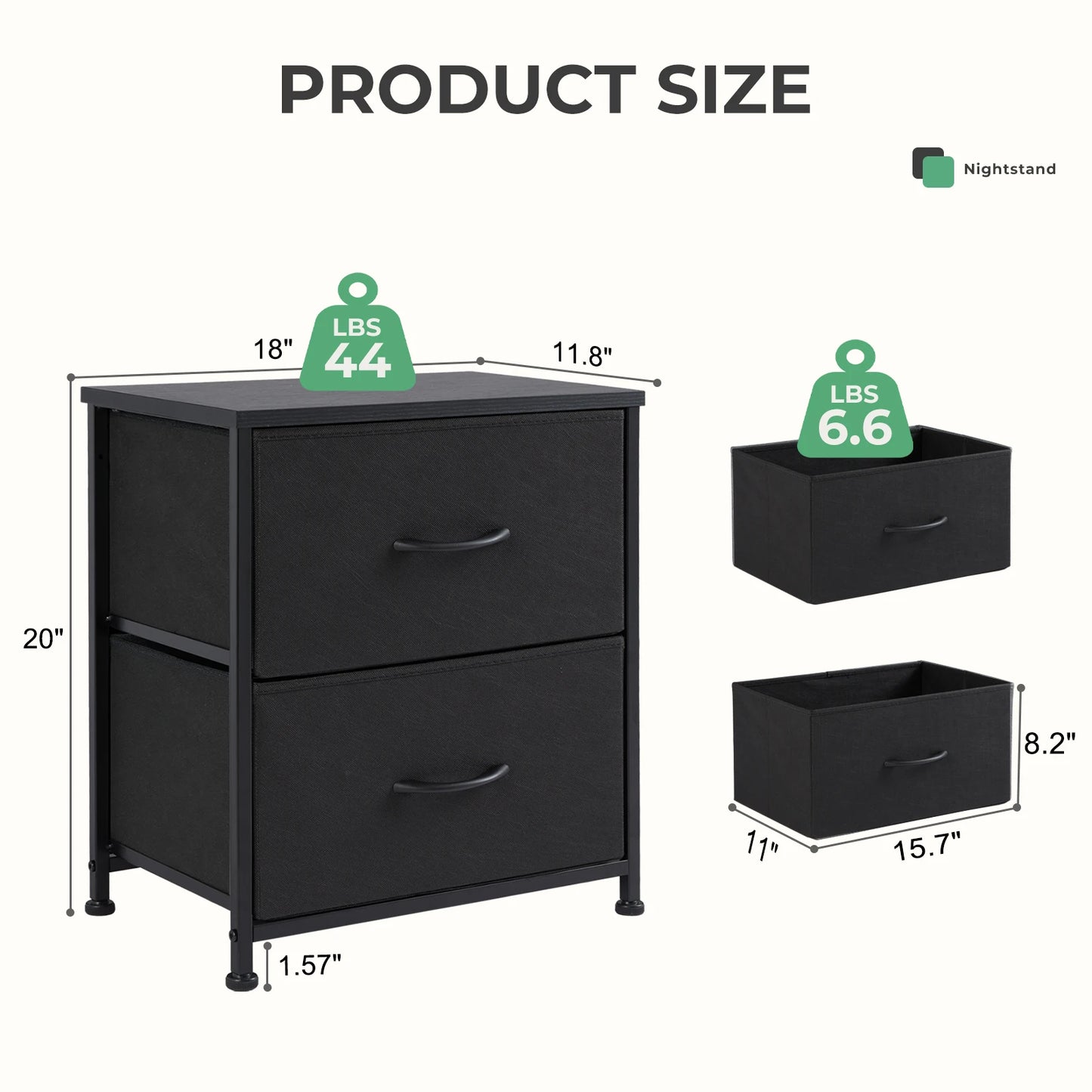 LIVING ROOM CABINET, BEDSIDE NIGHT STANDS