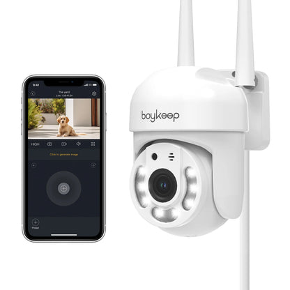 3MP, 2.4GHz, WiFi OUTDOOR SURVEILLANCE SYSTEM IP SMART MONITOR