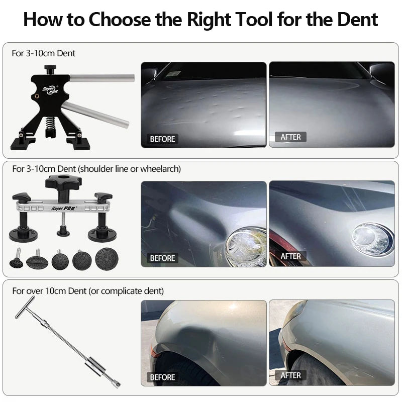 DENTLESS CAR PAINT PULLER REPAIR TOOLS KIT
