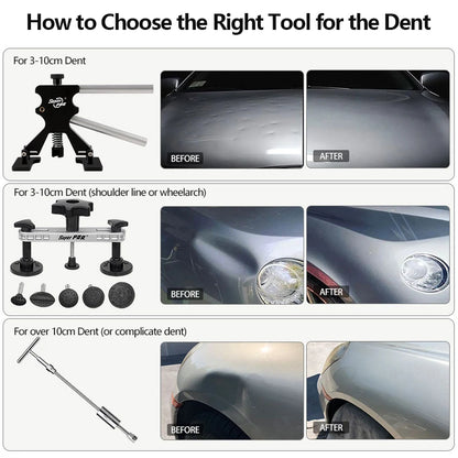 DENTLESS CAR PAINT PULLER REPAIR TOOLS KIT