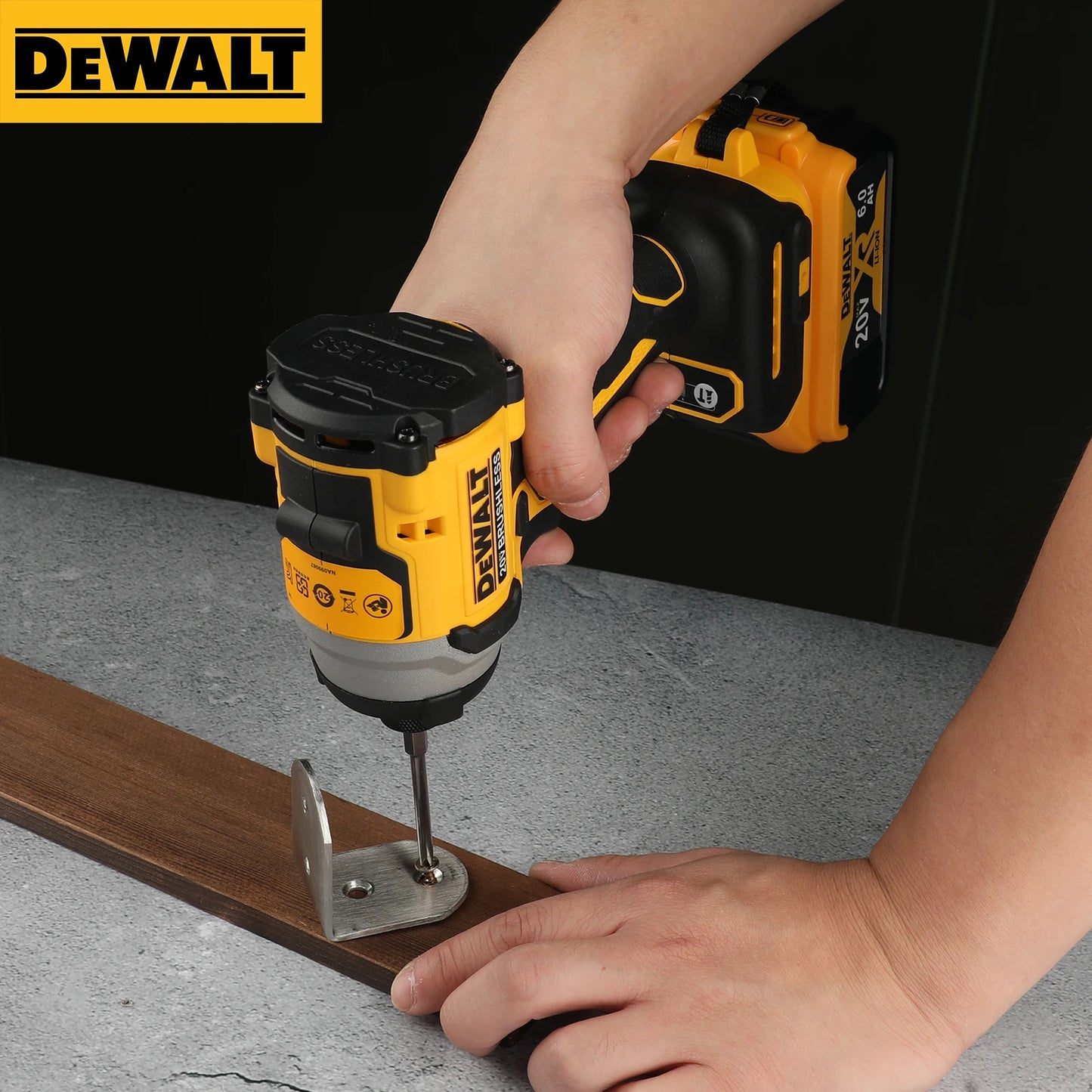 DEWALT DCF850 20V Cordless Lithium-Ion Screwdriver High-Torque 3-Speed Rechargeable Powerhouse for All Work Needs