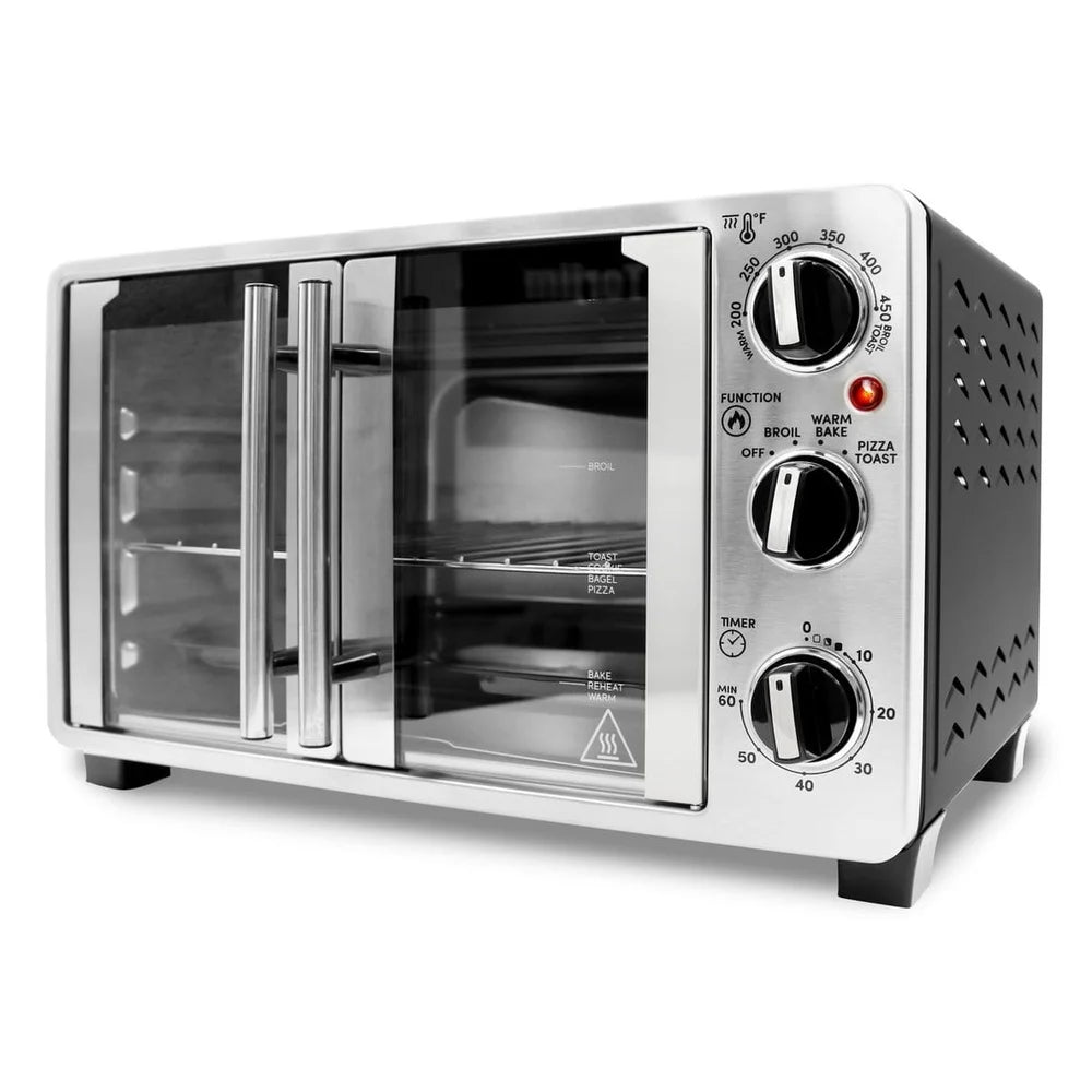 25L - DOUBLE DOOR STAINLESS STEEL CONVECTION TOASTER OVEN