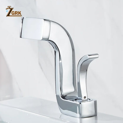 LUXURIOUS BATHROOM WATERFALL FAUCET GOLD, BLACK, CHROME
