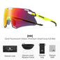 LIGHTWEIGHT FRAMELESS HIGH-DEFINITION LENSES CYCLING GLASSES