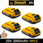 20V  DCB203 Rechargeable Li-ion Battery 3.0Ah For Dewalt Tools DCB205 DCB182 DCB206 DCB204 DCB200 DCB180 DCD DCF DCG Series