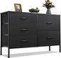 5-Drawers - WIDE FABRIC DRESSER/ORGANIZERS BEDROOM/LIVING ROOM