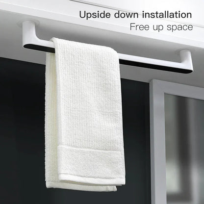 SELF-ADHESIVE WALL MOUNTED TOWEL HANGER ORGANIZER