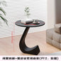LUXURY SINTERED STONE ROUND SIDE ACCENT TABLE