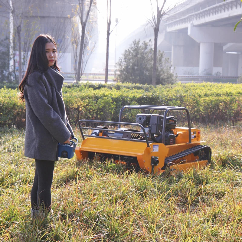 REMOTE CONTROLLED SELF-PROPELLED ROBOT LAWN MOWER