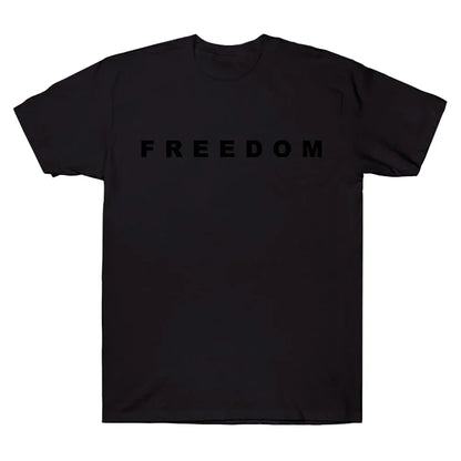 CHARLIE KIRK CASUAL SHORT SLEEVE FREEDOM T-SHIRTS