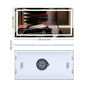 SMART LED XXL BATHROOM VANITY MIRROR W/BLUETOOTH