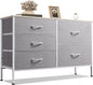 5-Drawers - WIDE FABRIC DRESSER/ORGANIZERS BEDROOM/LIVING ROOM