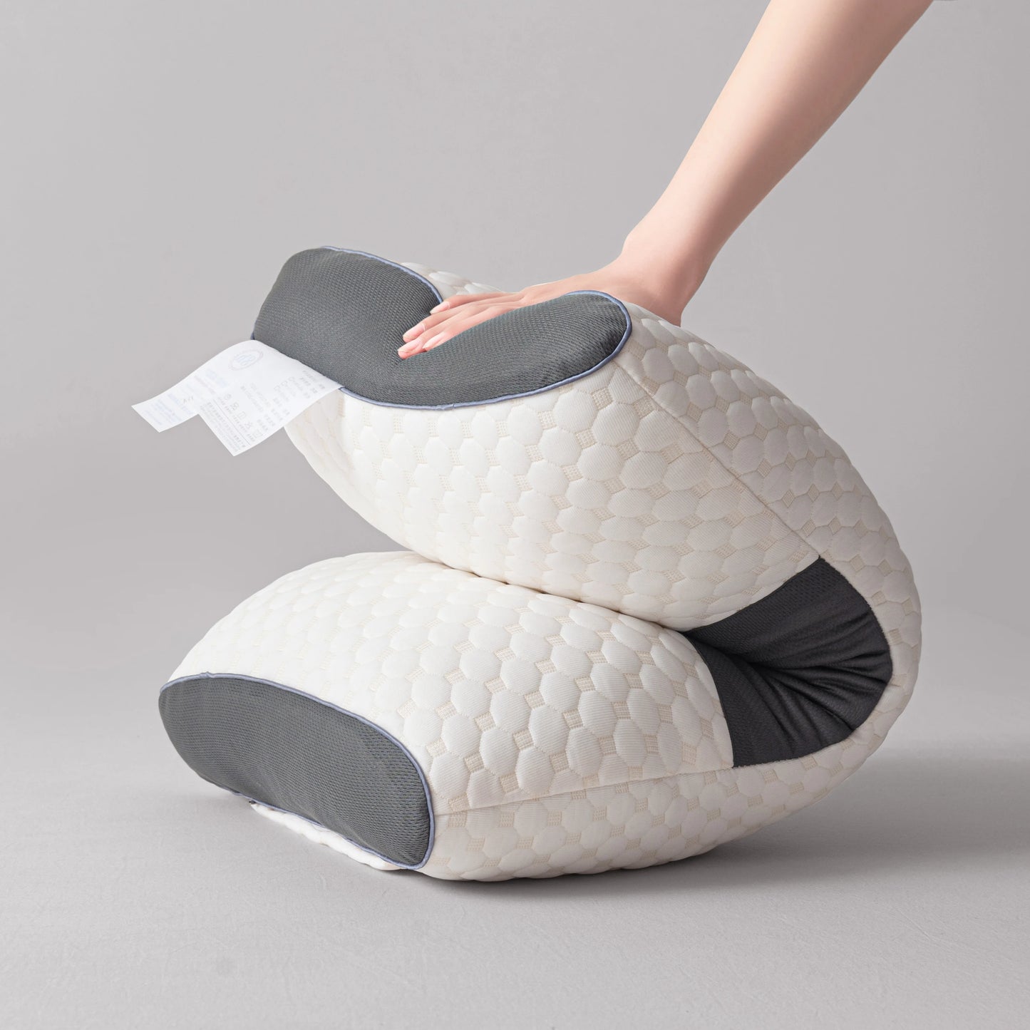 2pcs - ADJUSTABLE SUPPORT ERGONOMIC ORTHOPEDIC MASSAGE NECK PILLOWS