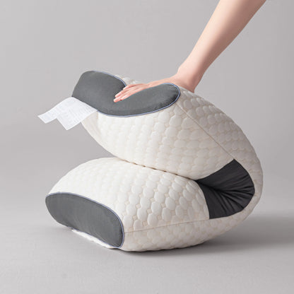 2pcs - ADJUSTABLE SUPPORT ERGONOMIC ORTHOPEDIC MASSAGE NECK PILLOWS