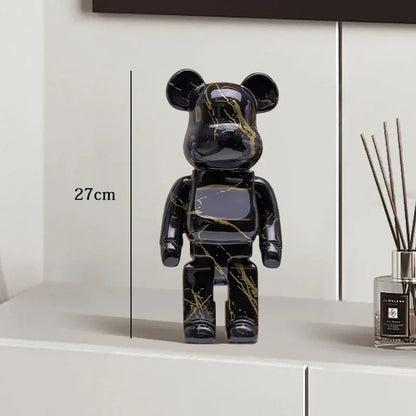 27cm - Graffiti Bear Resin Statue/Ornaments, Bear Decor