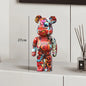 27cm - Graffiti Bear Resin Statue/Ornaments, Bear Decor