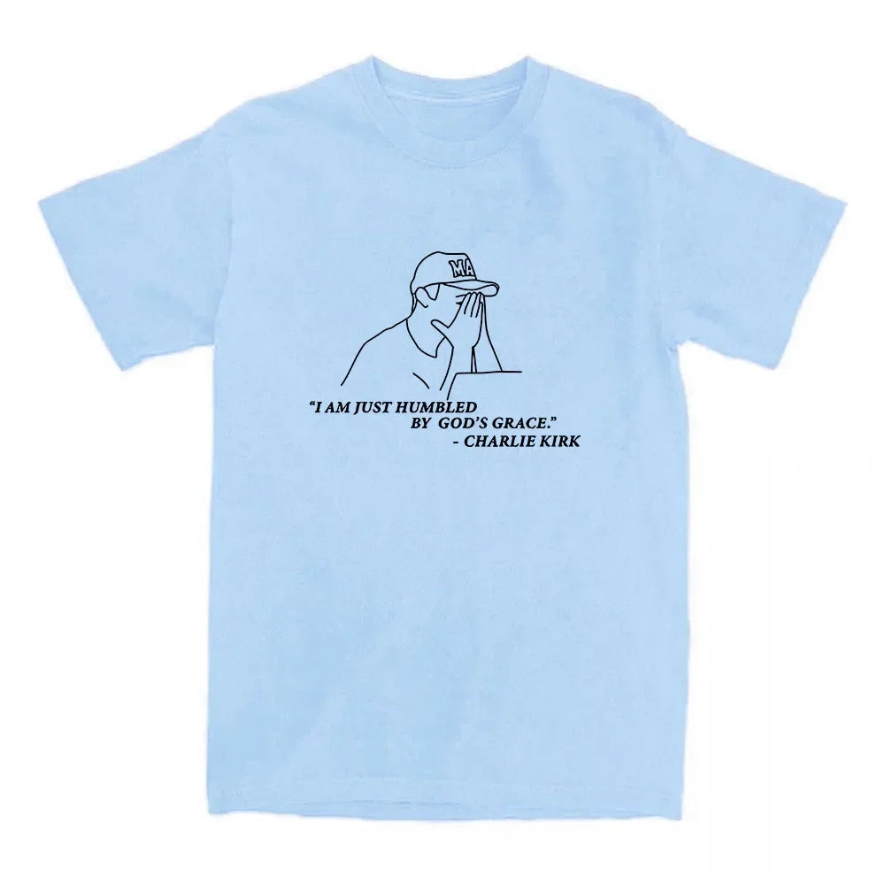 CHARLIE KIRK GOD'S GRACE UNISEX T-SHIRT