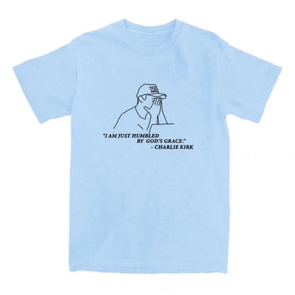 CHARLIE KIRK GOD'S GRACE UNISEX T-SHIRT