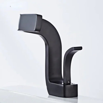 LUXURIOUS BATHROOM WATERFALL FAUCET GOLD, BLACK, CHROME