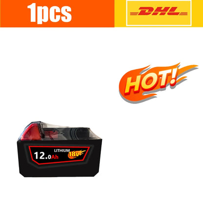 18V, 12.0Ah -M18-HB3 Replacement Battery High Energy for  Original Milwaukee M12-18FC Charger 48-11-1815
