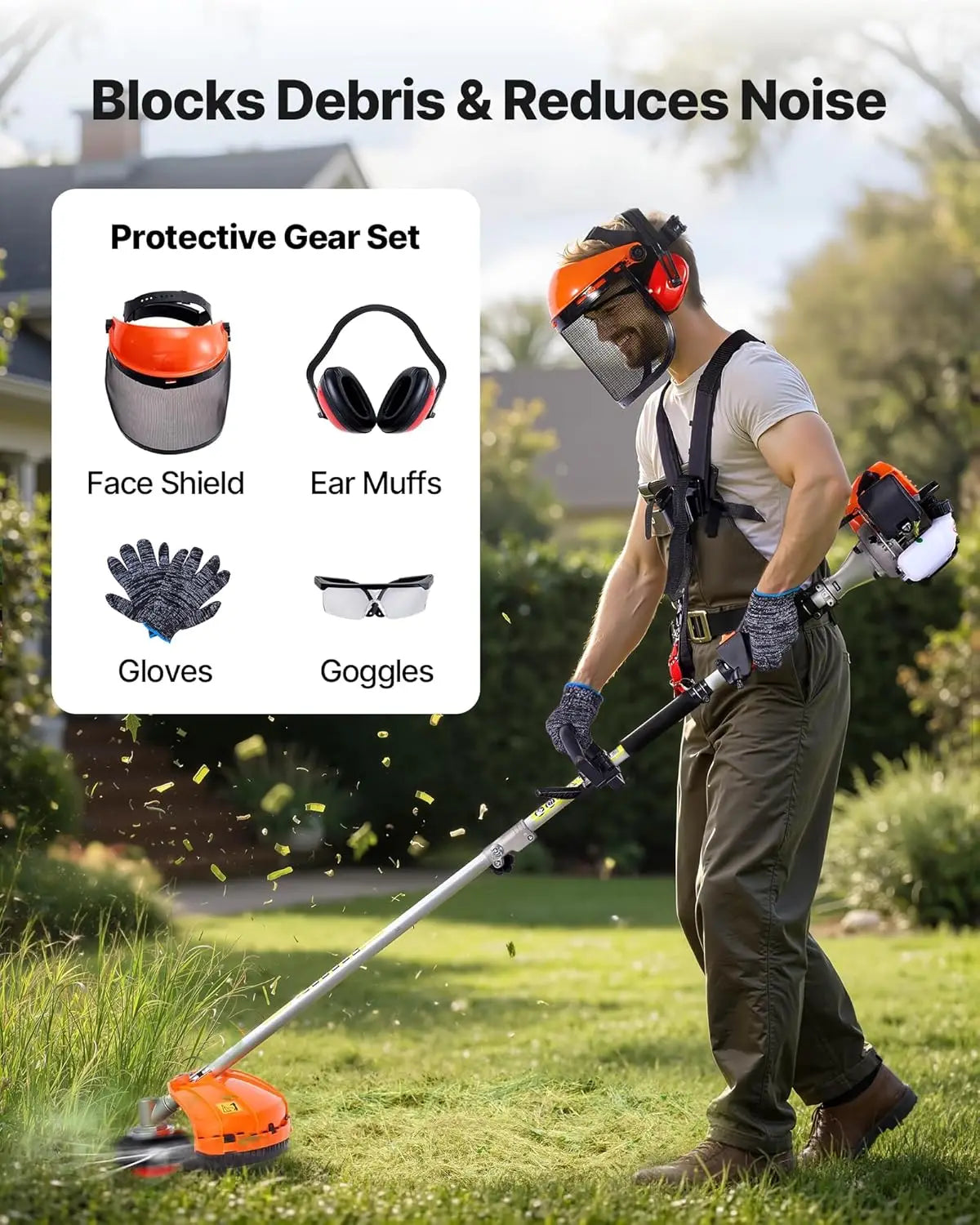 2-Cycle, 7-in-One - Gas Power Hedge/Weed Eater/Extension Pole Trimmer