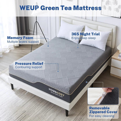 10in QUEEN SIZE LUXURY COOLING GEL MEMORY MATTRESS