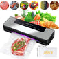 6-In-1 Sealing, 6Kpa - Food Vacuum Sealer Machine W/20 Free Bags