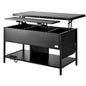 39.4in - LIFT TOP RECTANGULAR COFFEE TABLE W/LIGHT & USB