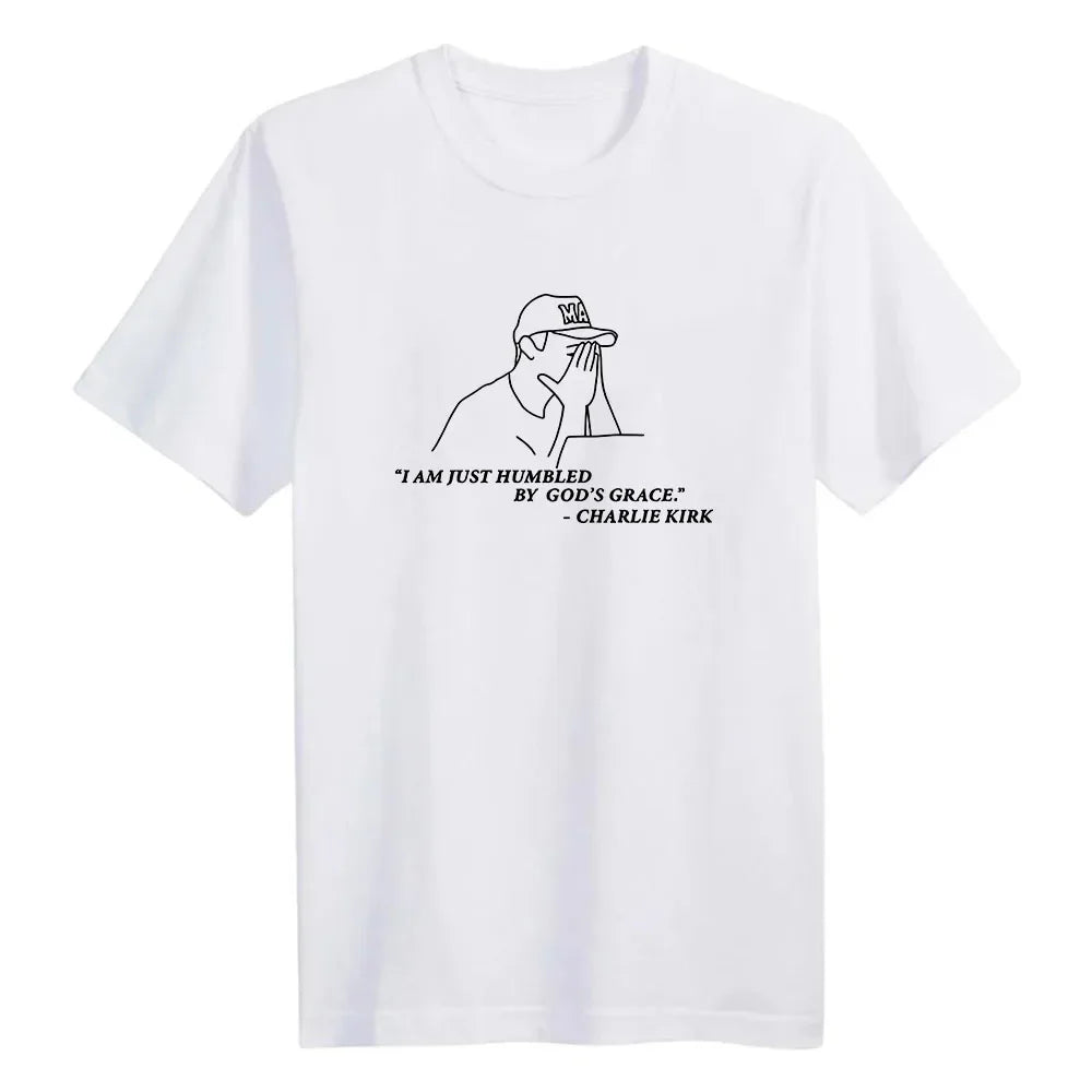 CHARLIE KIRK GOD'S GRACE UNISEX T-SHIRT