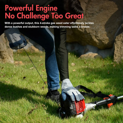 4-Stroke, 31cc, 15lbs - GAS WEED EATER W/13" STRAIGHT SHAFT TRIMMER