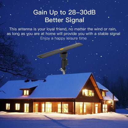 10000A, 110V, 40-860MHz, 20±3dB, 350°ROTATION - OUTDOOR UV DUAL BAND DIGITAL ANTENNA