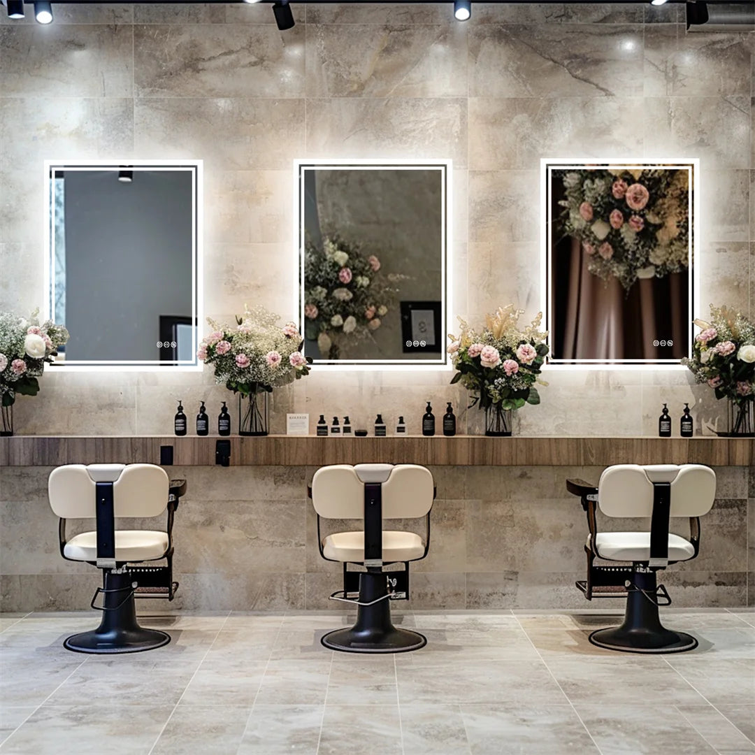 FRAMELESS LED ILLUMINATED BACKLIT BATHROOM MIRROR LED