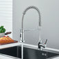 Single-Handle Removable Gourmet Kitchen Faucet, 2-Mode Sprayer