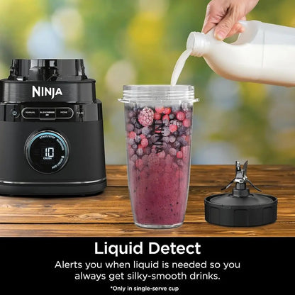 1800-Watt, 72 oz, 2 x 24-oz cups -Powerful Compact Design Blender W/Smart Technology