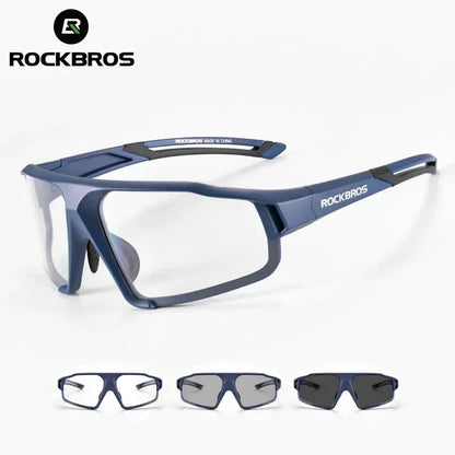 PHOTOCHROMIC UNISEX ROAD RACING CYCLING SUNGLASSES EYEWEAR