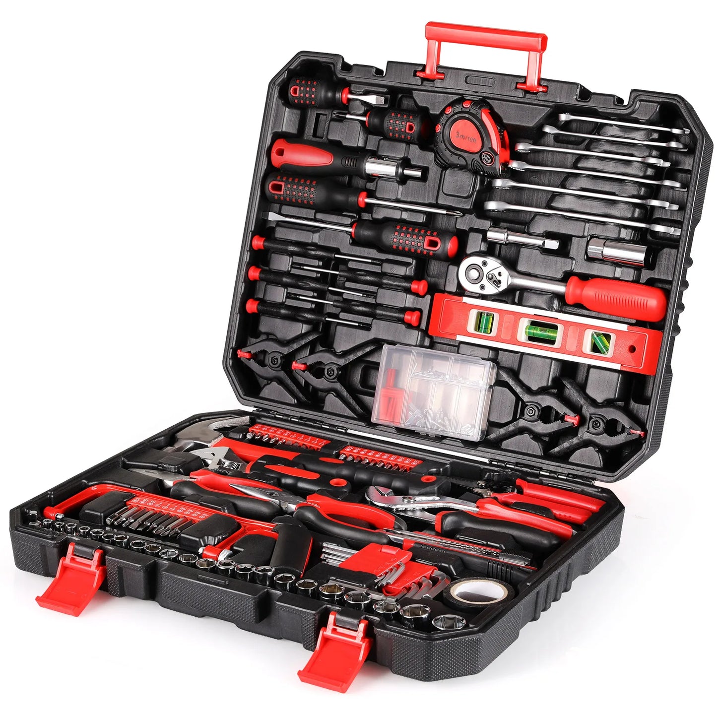 198-Piece - Hand Tool Set, Ratchet, Socket, Tool Set