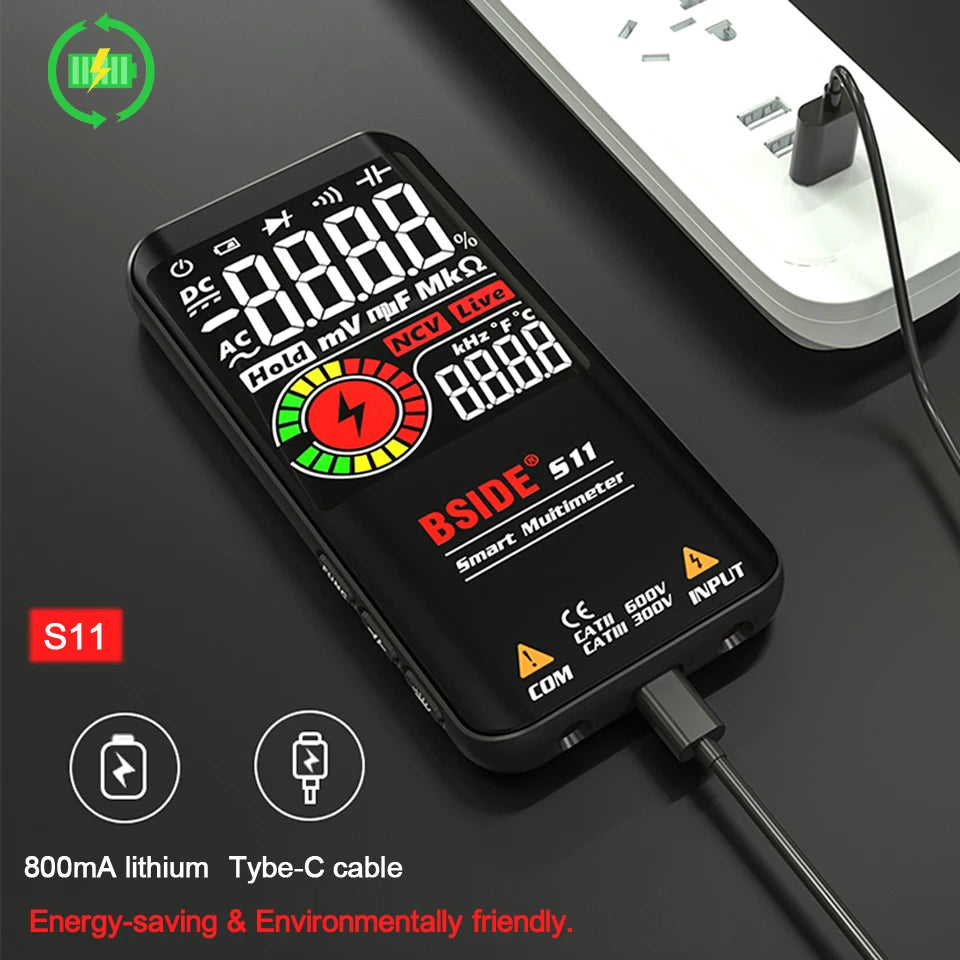 DIGITAL MULTIMETER SMART 9999 EMF, DC/AC VOLTAGE, OHMS